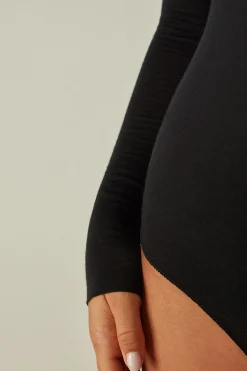 Body a Collo Alto in Modal Ultralight con Cashmere