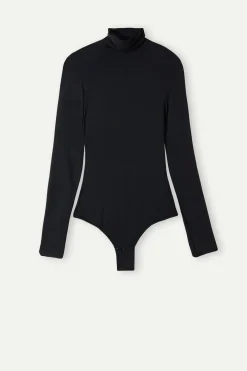 Body a Collo Alto in Modal Ultralight con Cashmere