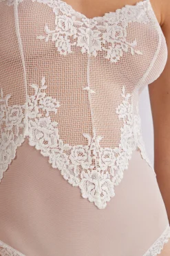 Body in Tulle e Pizzo Pretty Flowers