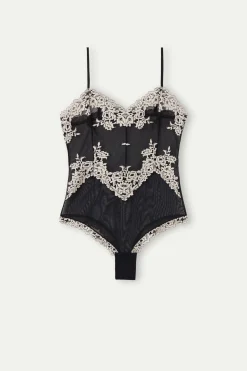 Body in Tulle e Pizzo Pretty Flowers
