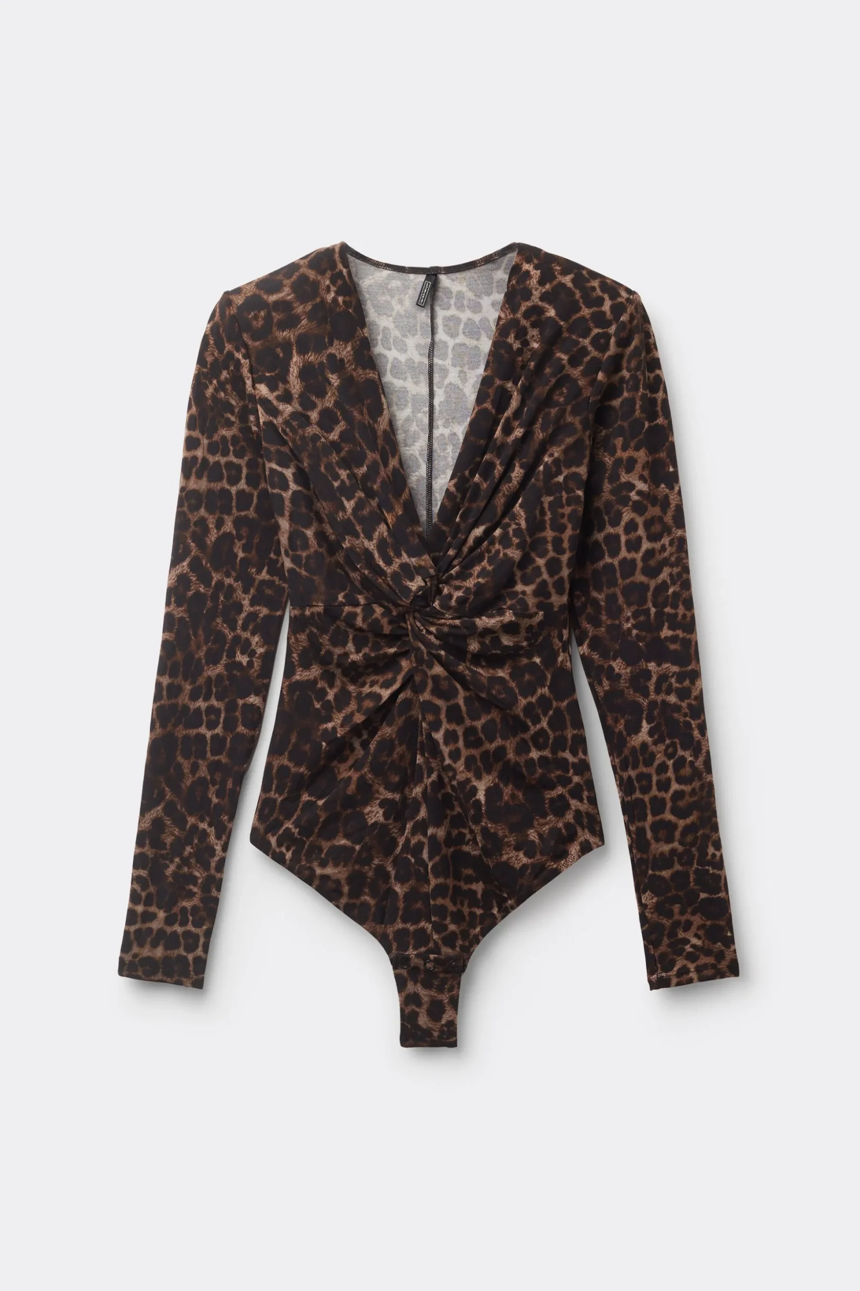 Body Manica Lunga Modal Luxurious Leopard