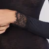 Body Manica Lunga Modal Ultralight con Cashmere e Pizzo