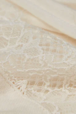 Body Manica Lunga Modal Ultralight con Cashmere e Pizzo