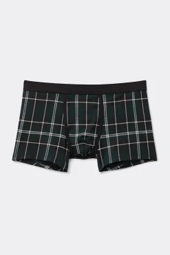 Boxer Cotone Stampa Check