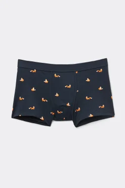 Boxer Cotone Stampa Volpi
