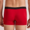 Boxer Cotone Superior Smocking Rosso