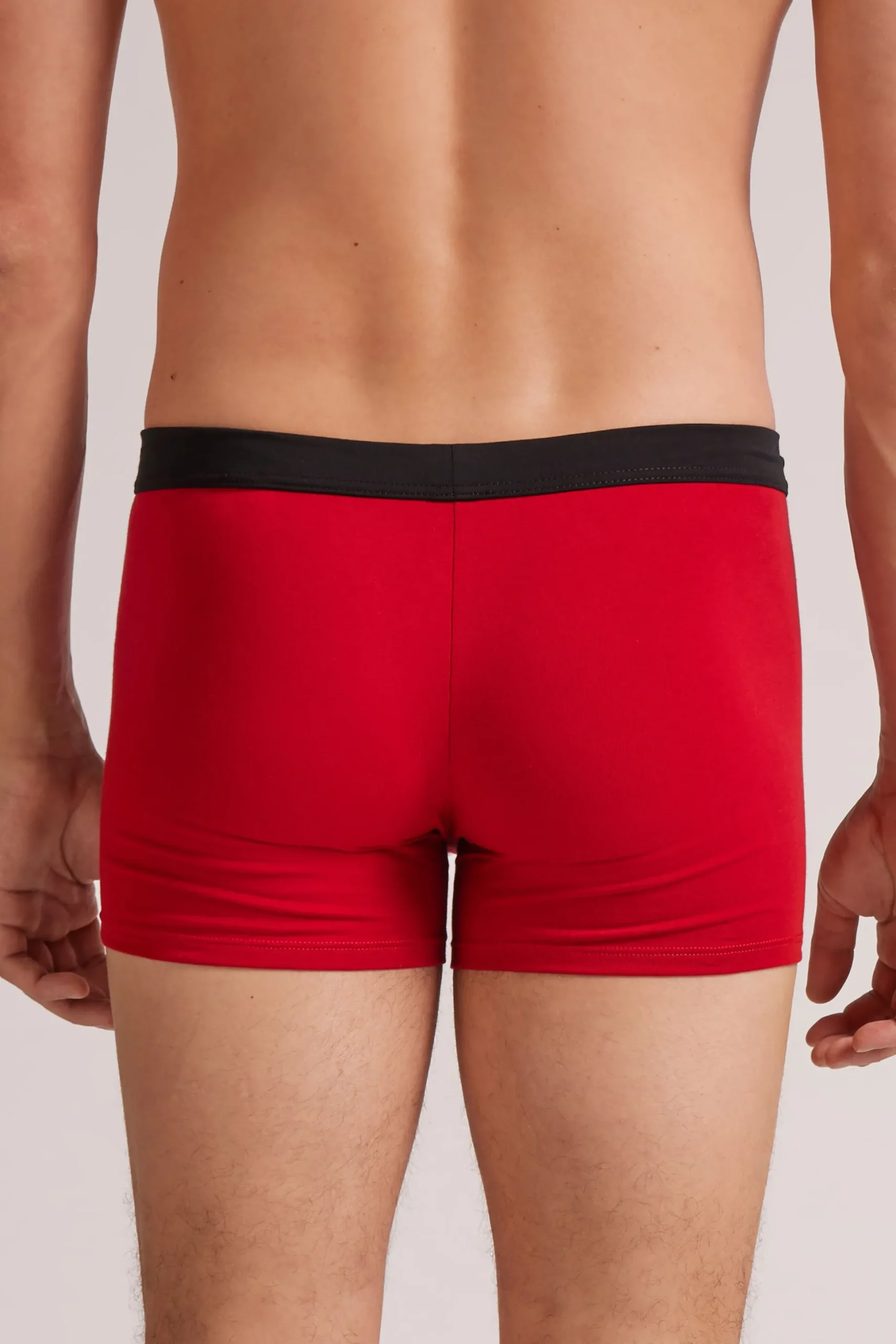 Boxer Cotone Superior Smocking Rosso