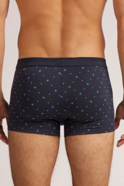 Boxer Cotone Superior Stampa Micro Fiore