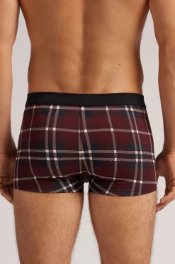 Boxer Cotone Superior Stampa Tartan