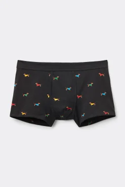 Boxer Cotone Superior Stampa Bassotto