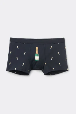 Boxer Cotone Superior Stampa Spumante