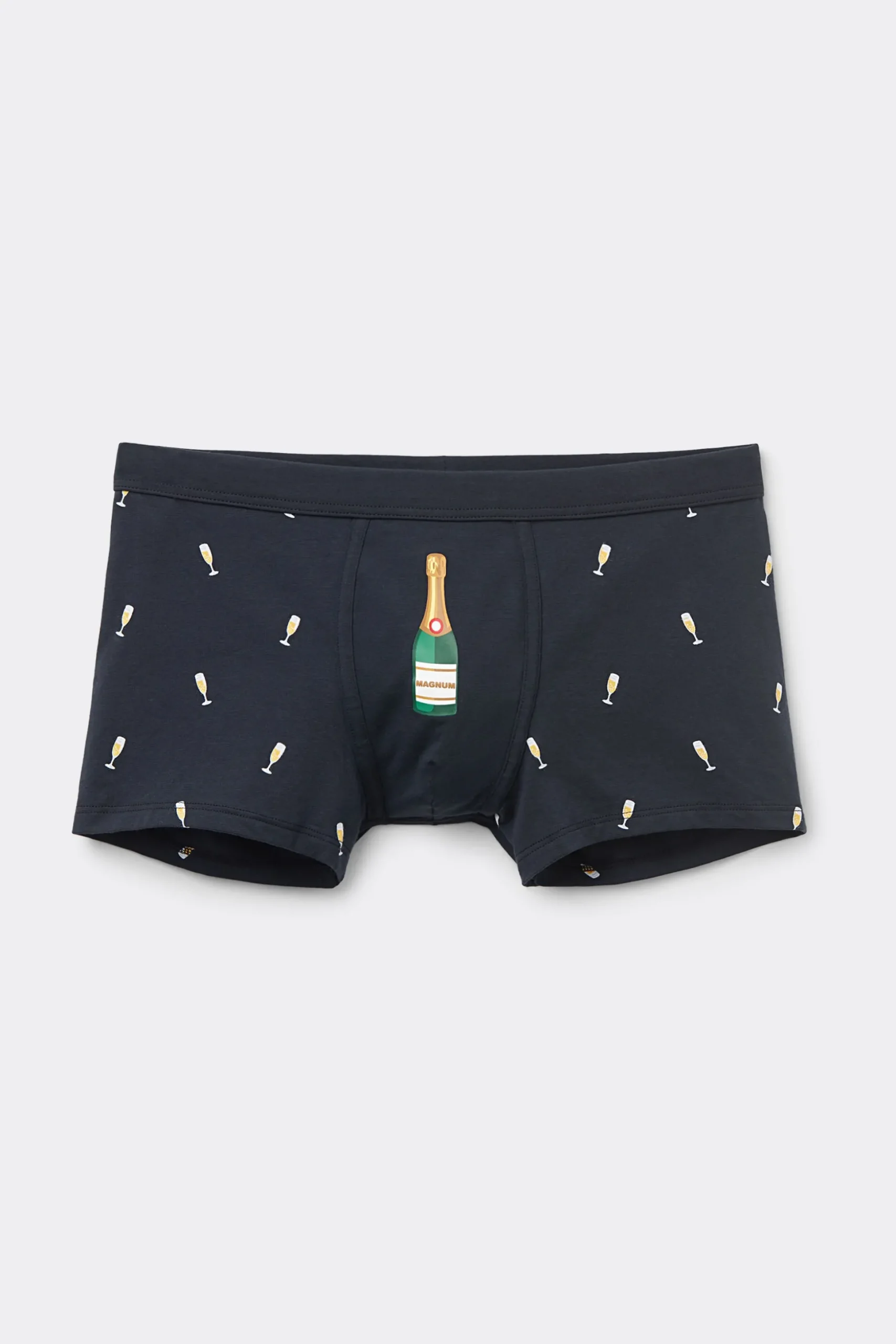 Boxer Cotone Superior Stampa Spumante