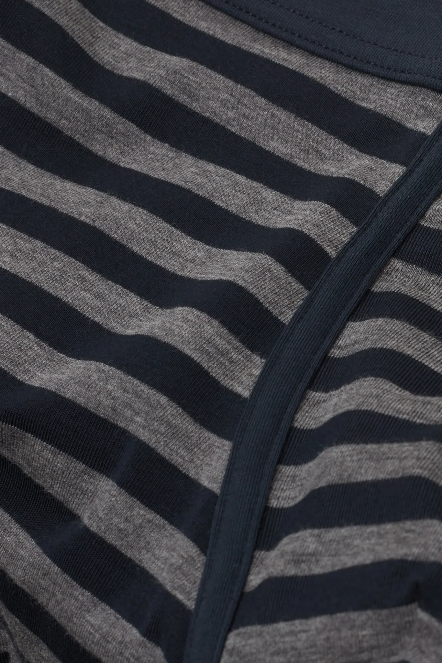 Boxer Cotone Superior Stampa Righe Blu Grigio