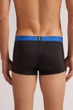 Boxer in Microfibra con Logo