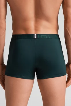 Boxer in Microfibra con Logo