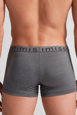 Boxer in Microfibra con Logo