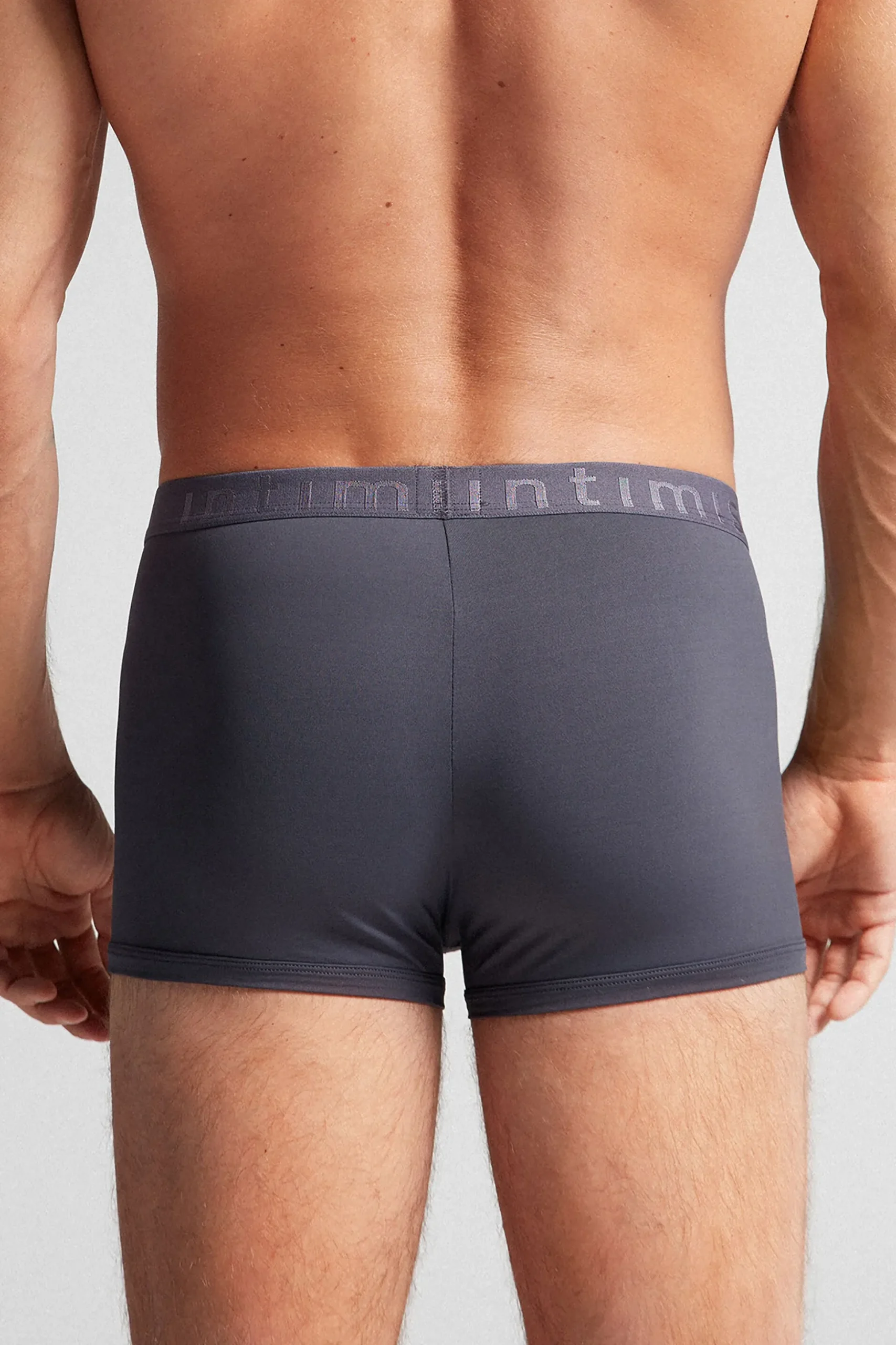 Boxer in Microfibra con Logo