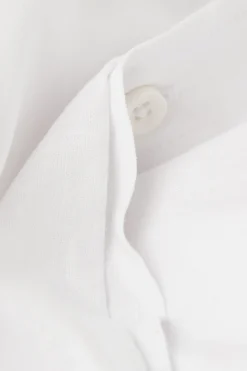 Camicia a Manica Corta in Lino e Cotone