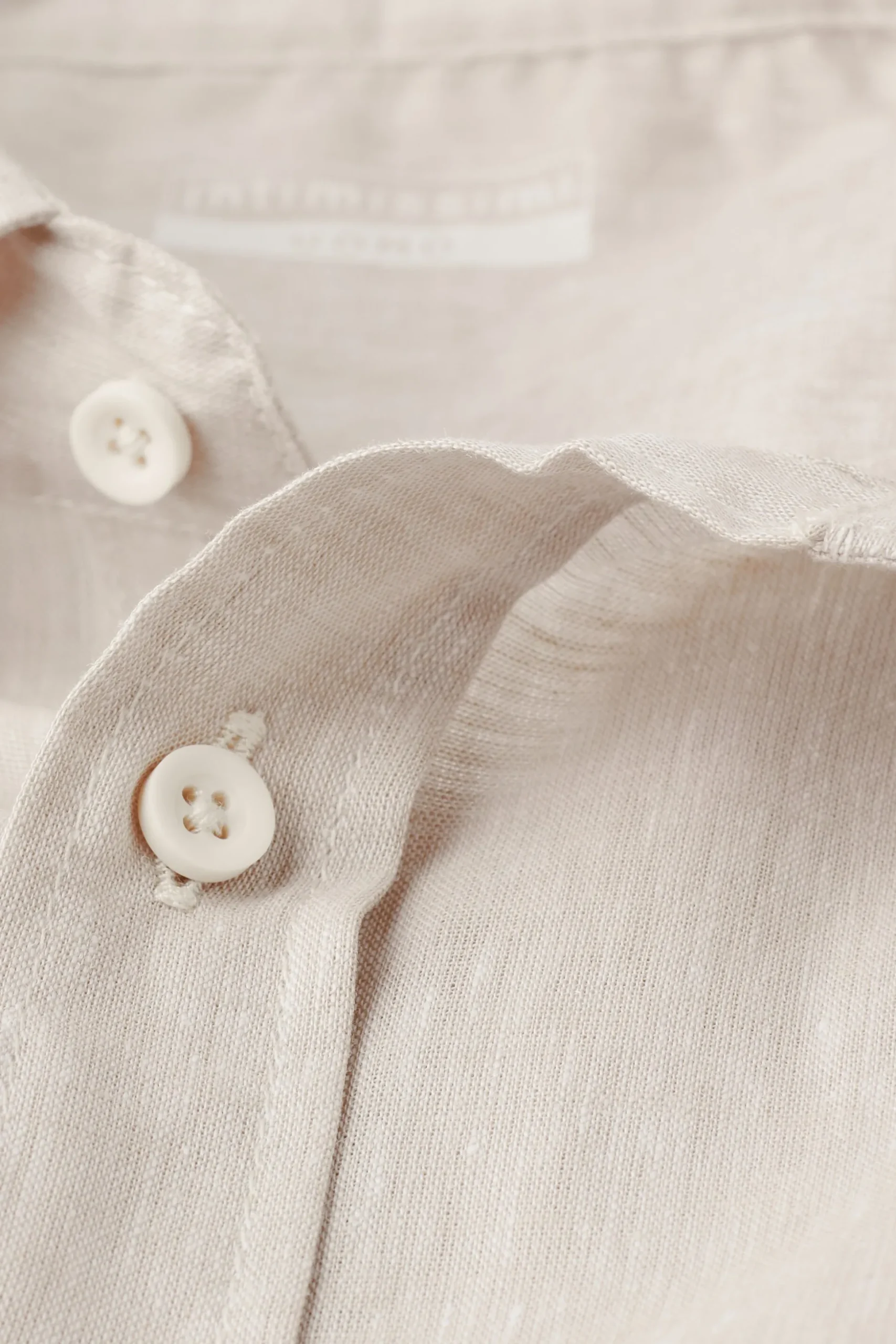 Camicia a Manica Corta in Lino e Cotone