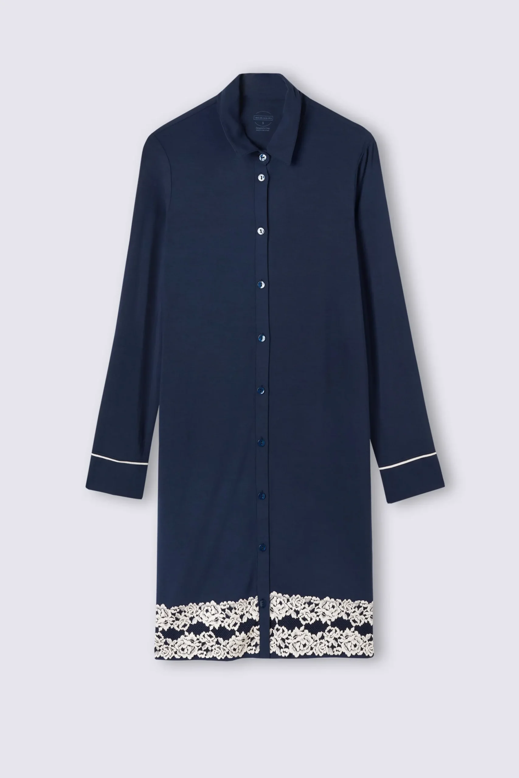 Camicia da Notte Aperta Davanti Pretty Flower