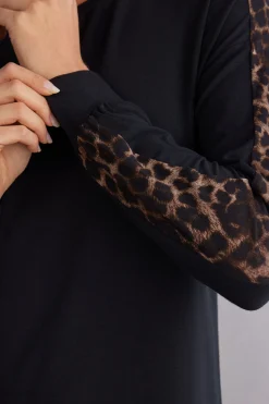 Camicia da Notte Modal Luxurious Leopard