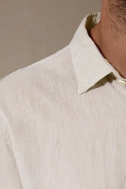 Camicia in Lino e Cotone
