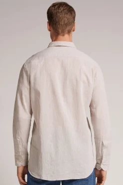 Camicia in Lino e Cotone