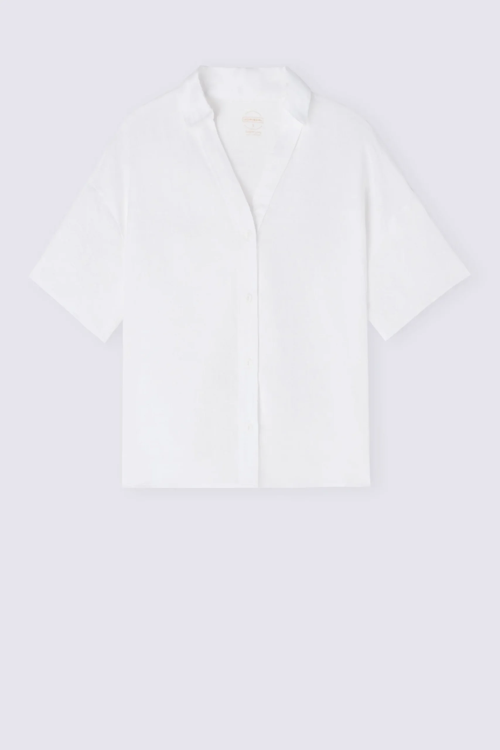 Camicia Manica Corta in Tela di Lino