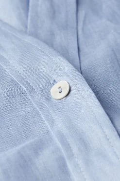 Camicia Manica Corta in Tela di Lino