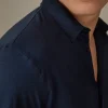 Camicia Manica Lunga in Cotone Fiammato