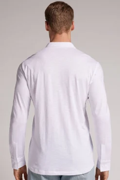 Camicia Manica Lunga in Cotone Fiammato