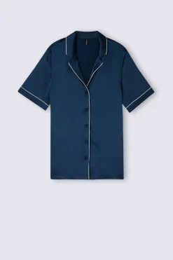 Camicia Maniche Corte in Seta Taglio Uomo