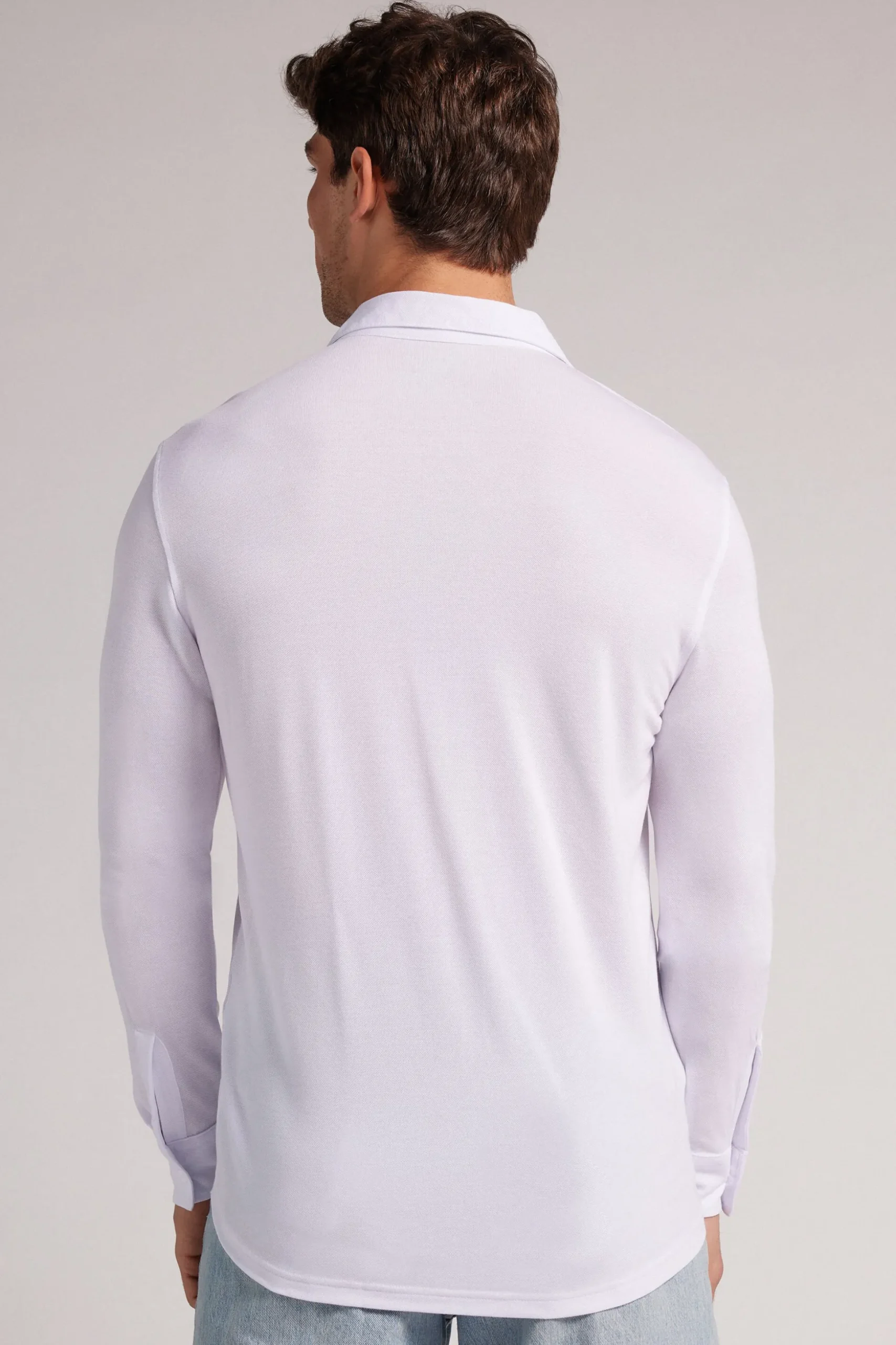Camicia Piquet in Soft Silk