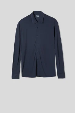 Camicia Piquet in Soft Silk