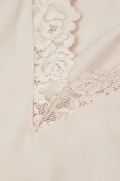 Canotta in Modal e Pizzo Pretty Flower