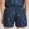 Costume Boxer Mare Bambino Ricamo Tartarughe