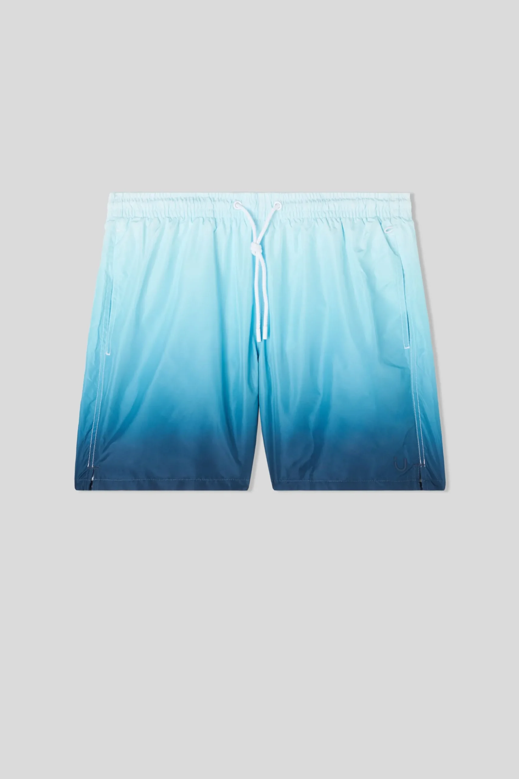 Costume Boxer Mare Stampa Sfumata Blu