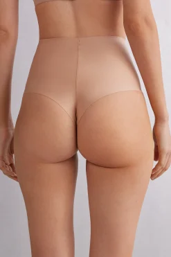 Culotte Brasilianata in Microfibra a Taglio Vivo