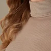 Dolcevita Lana e Seta Manica Lunga con Collo Alto