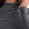 Dolcevita Lana e Seta Manica Lunga con Collo Alto