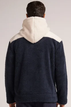 Felpa Teddy Bicolor con Zip