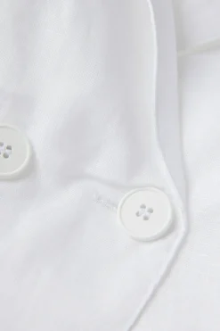 Giacca Doppiopetto in Tela di Lino
