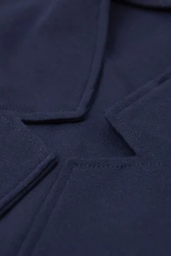 Giacca Manica Lunga in Interlock di Cotone