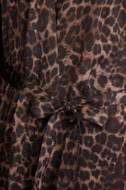 Kimono Raso di Viscosa Luxurious Leopard