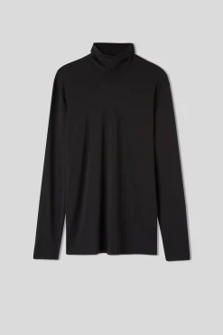 Maglia a Manica Lunga in Lana Merino Collo Alto