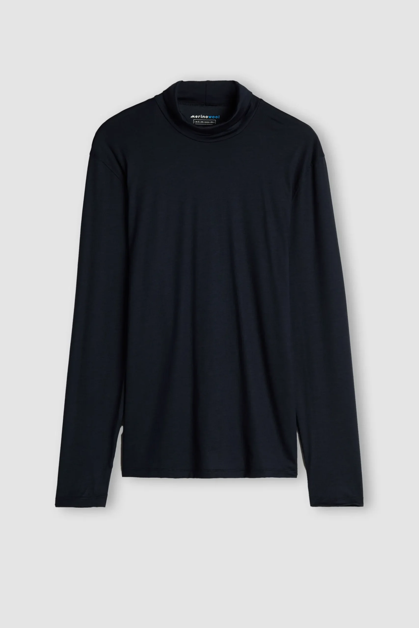 Maglia a Manica Lunga in Lana Merino Collo Alto
