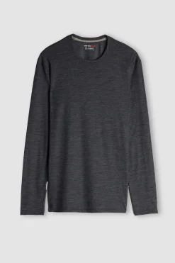 Maglia a Manica Lunga in Lana Merino Scollo Tondo