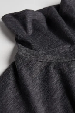 Maglia a Manica Lunga in Lana Merino Collo Alto