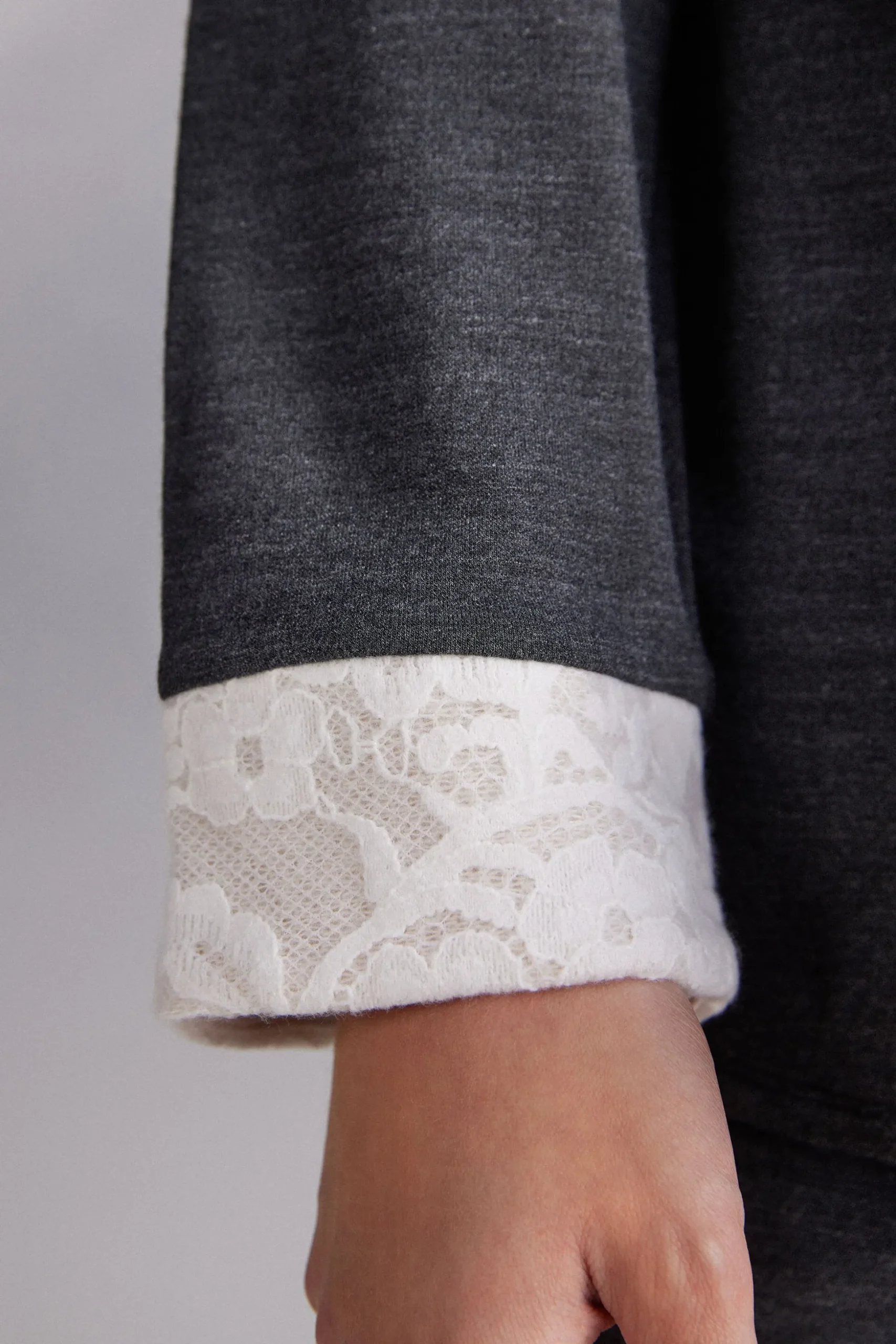 Maglia Aperta Davanti in Modal con Lana Baby It's Cold Outside