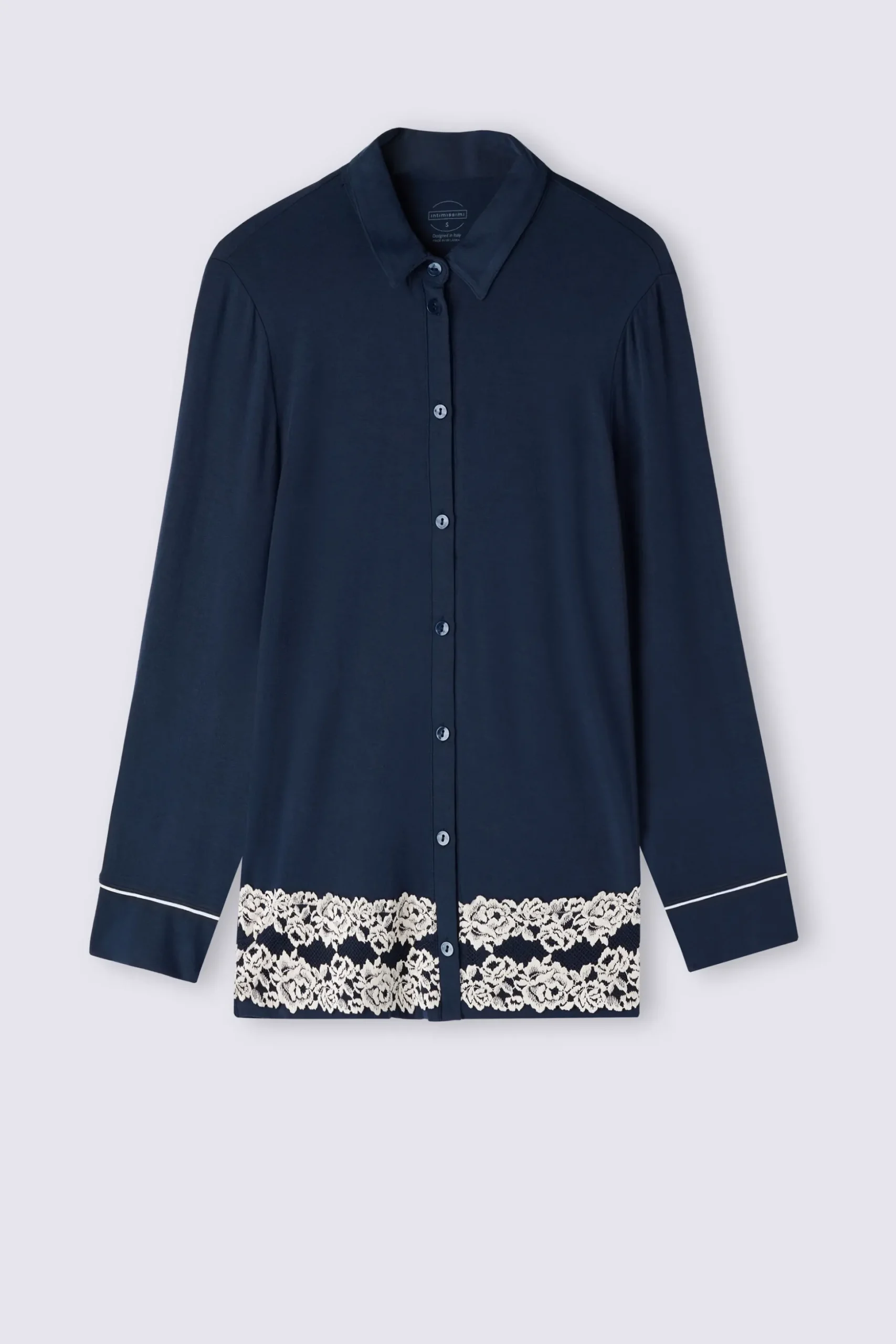 Maglia Aperta Davanti in Modal Pretty Flowers
